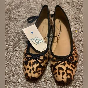 Time and Tru Leopard Pattern Flats New with Tag
